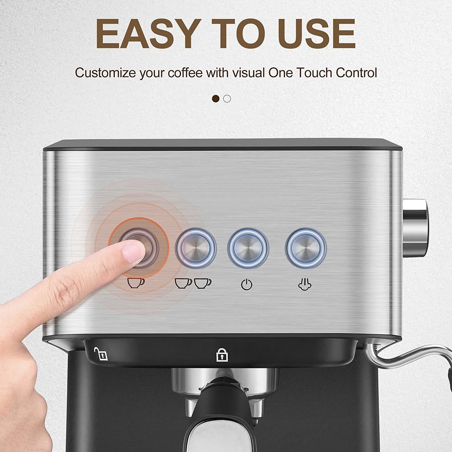 Italian Semi-automatic Coffee Machine