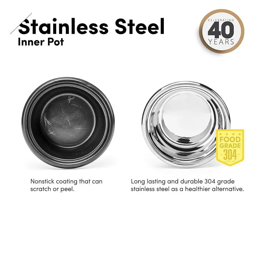 AROMA® 14-Cup Cooked / 3Qt. Select Stainless® Rice & Grain Cooker White New ARC-757-1SG
