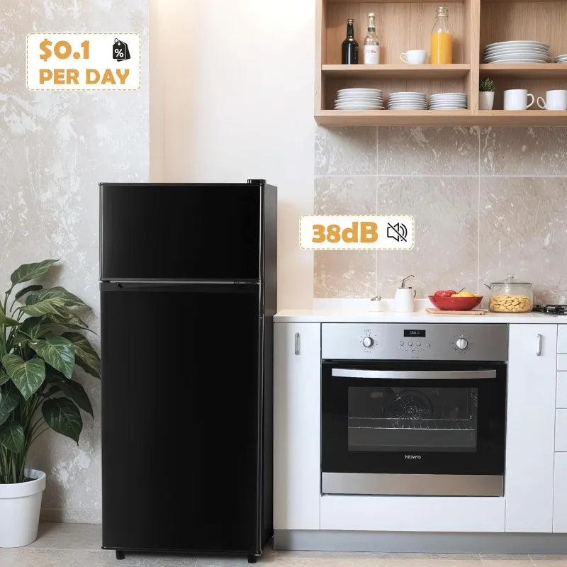 4.5 Cu Ft Mini Fridge with Separate Freezer
