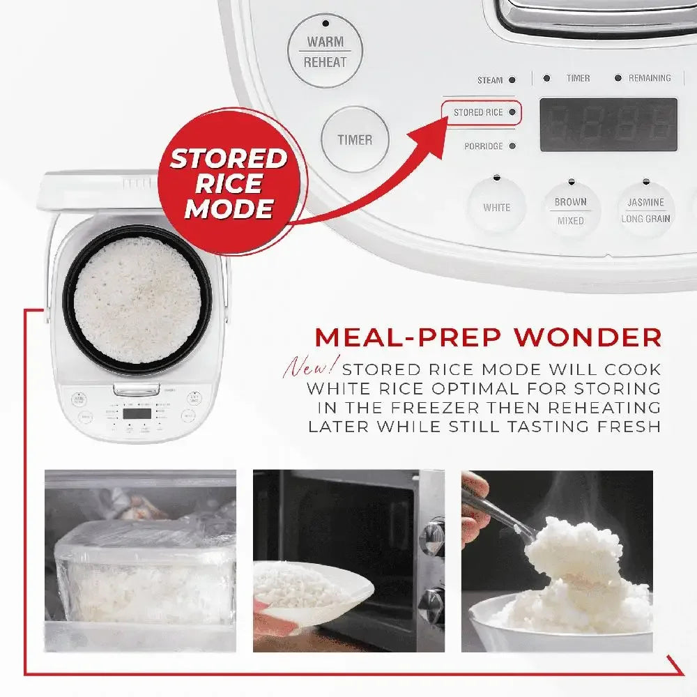 Rice Cooker 12-Cup Capacity LCD Display