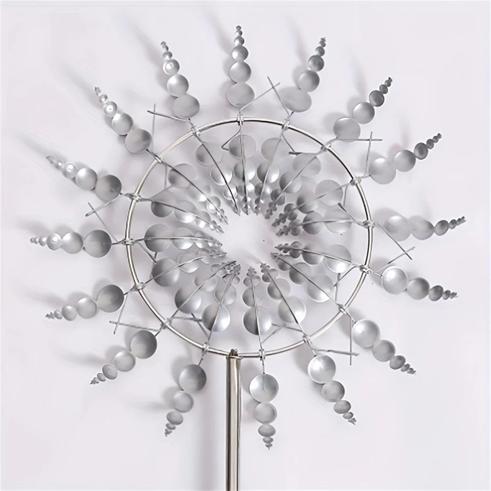 Magical 3D Metal Outdoor Windmill Spinners