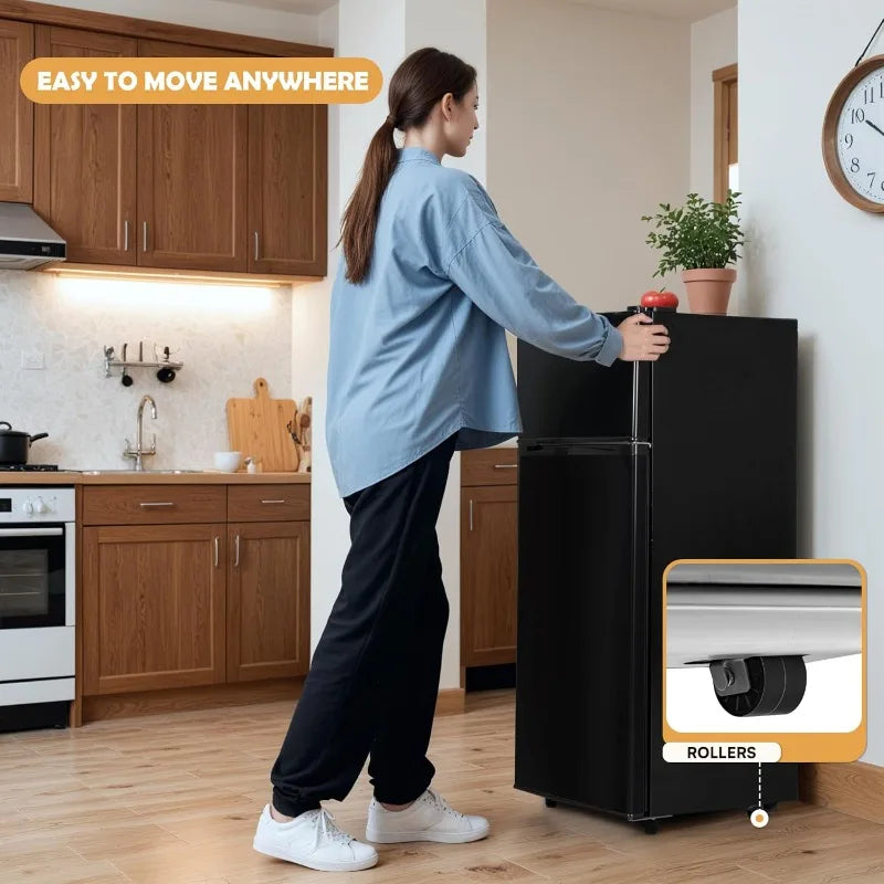 4.5 Cu Ft Mini Fridge with Separate Freezer
