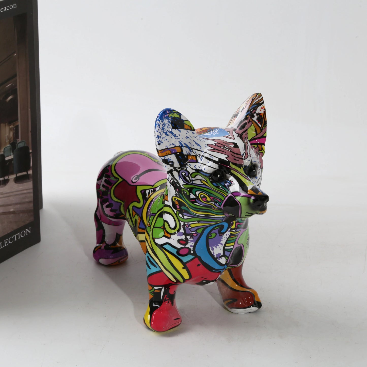 Nordic  Art Graffiti Corgi Dog