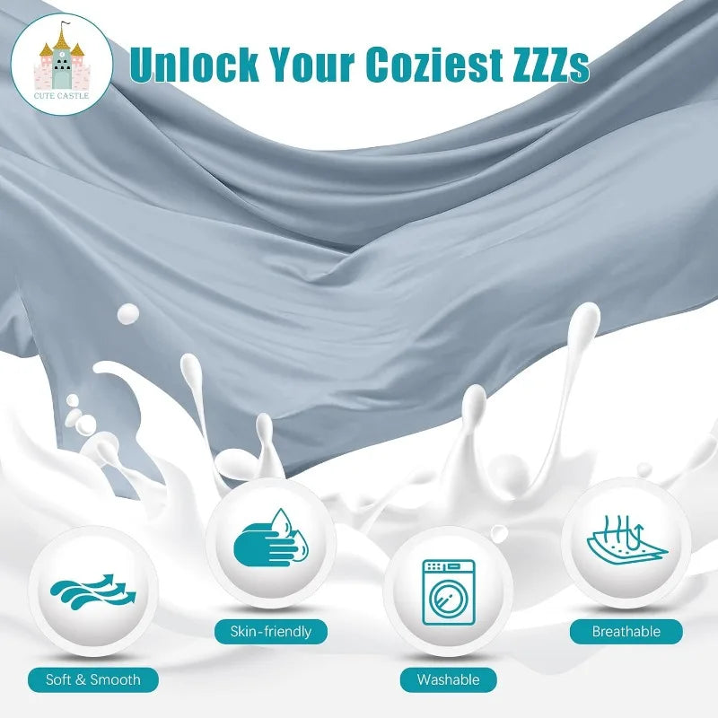 Soft U-Shape Maternity Pillow with Removable Cover