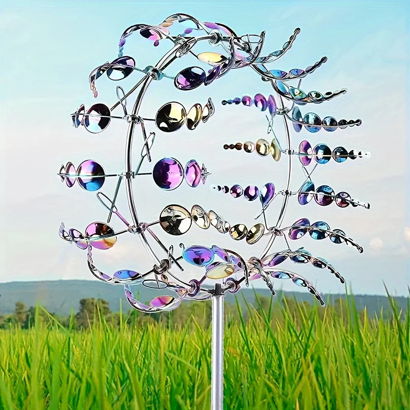 Magical 3D Metal Outdoor Windmill Spinners