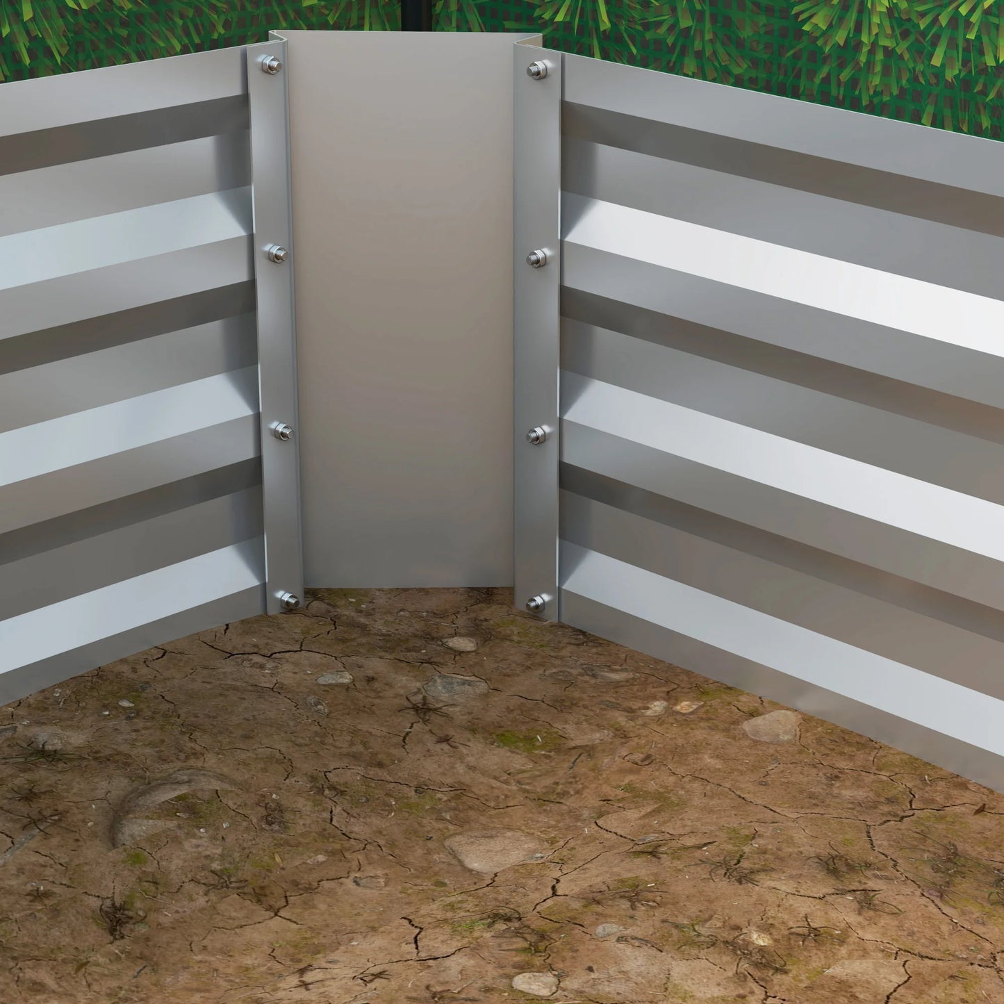 Outsunny 8.6 X 3 X 1ft Raised Garden Bed with Mini Greenhouse