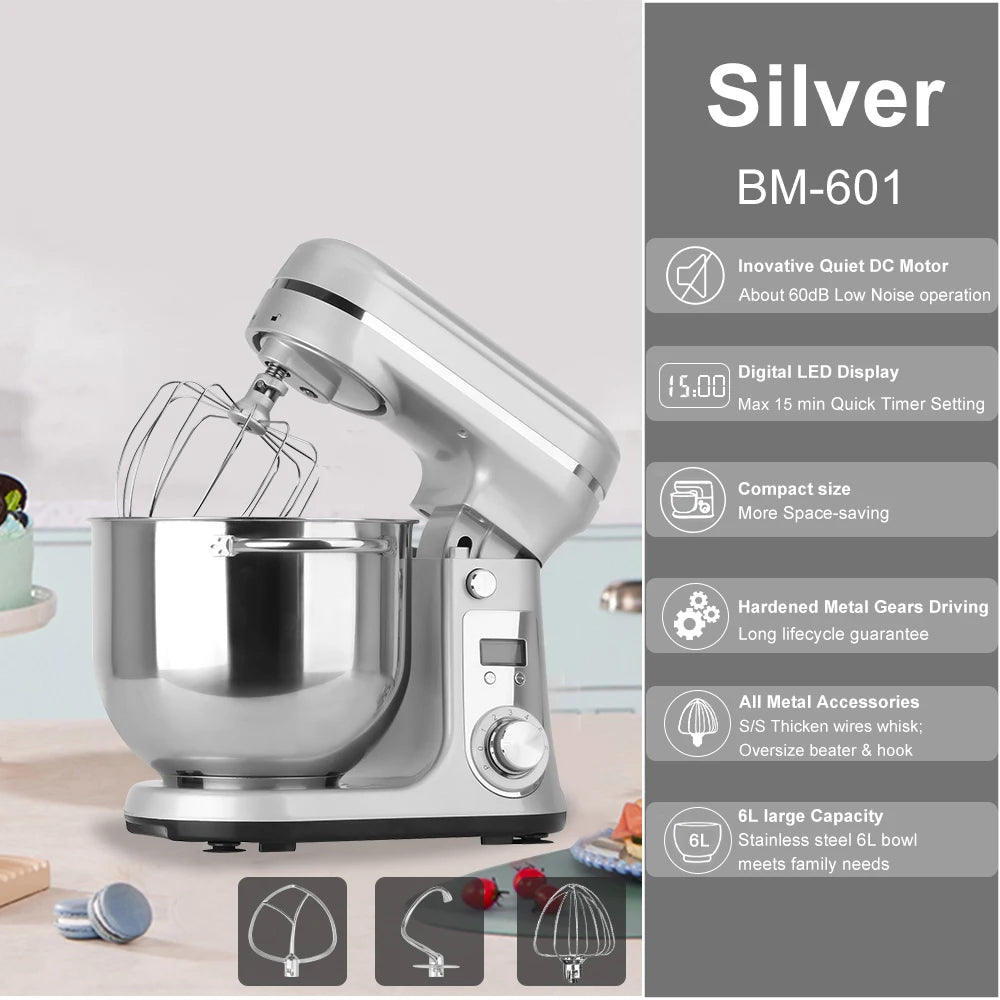 Biolomix Kitchen Stand Mixer And Blender 6 Speed 1200W
