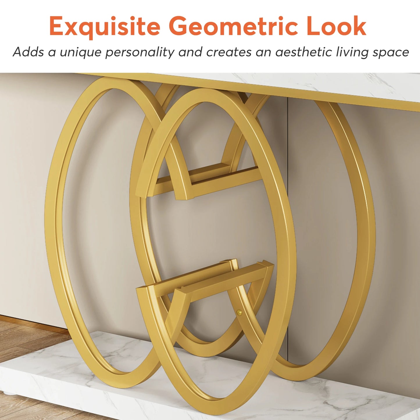 Tribesigns 55 Inch Console Table for Hallway