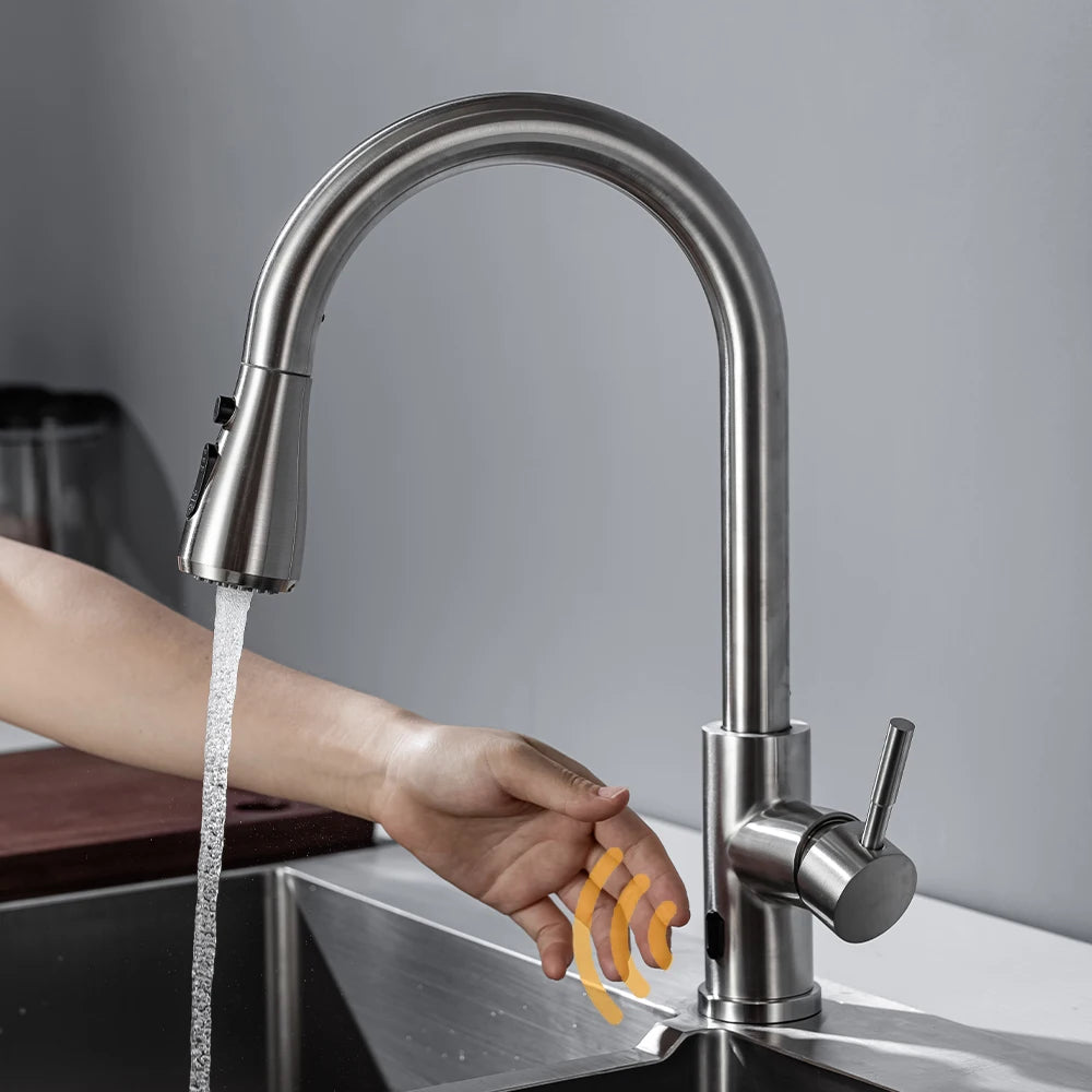 Smart Touchless Kitchen Faucet