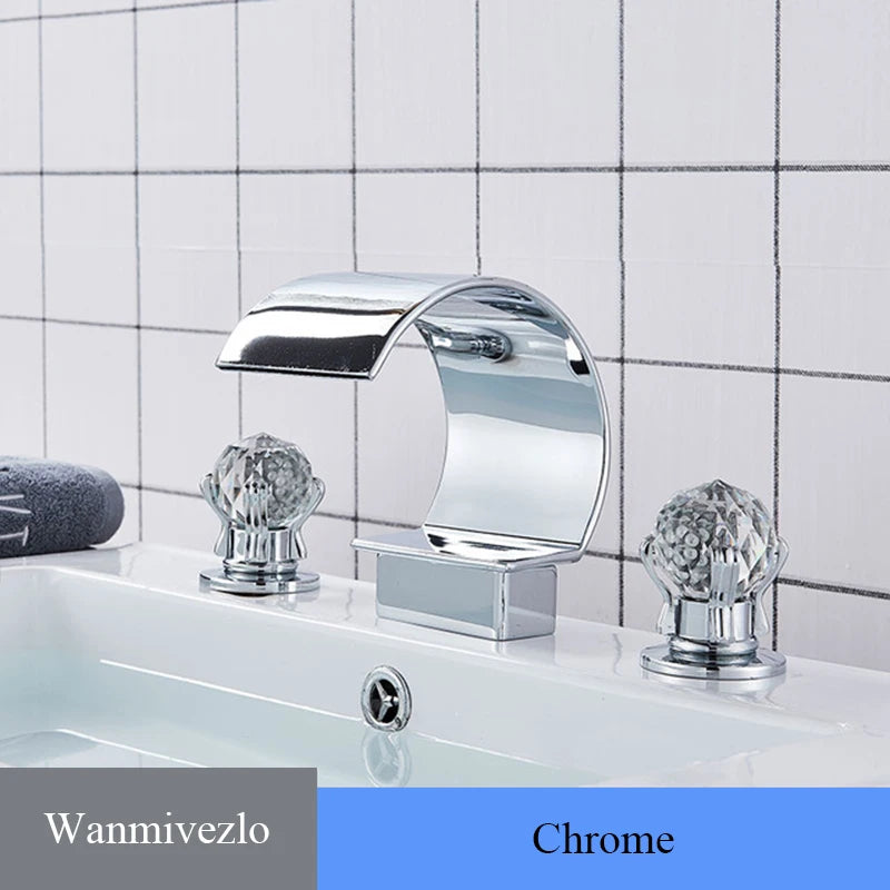 Wanmivezlo Waterfall Bathroom Basin Faucet