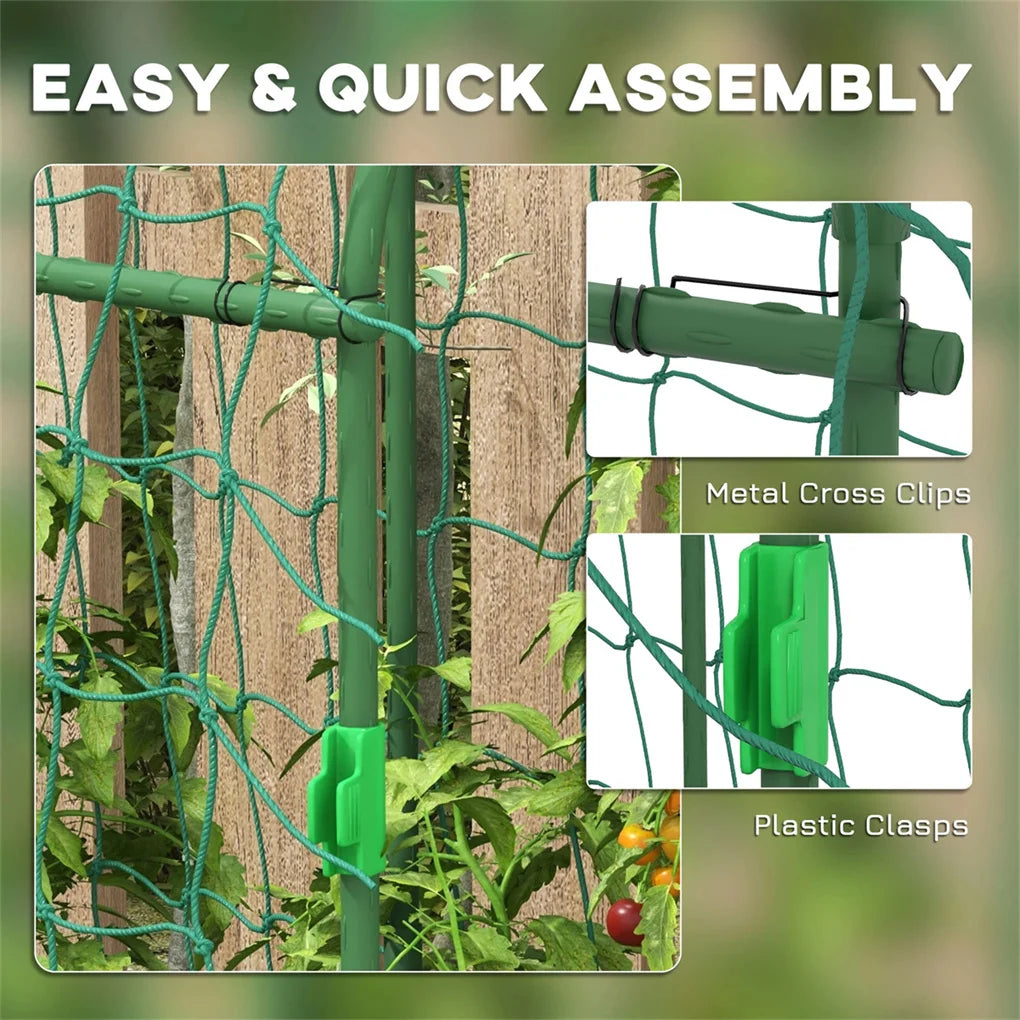 Hign-concerned Arch Garden Trellis With Climbing Net