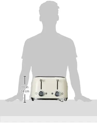 50's Style Retro Aesthetic 4 Slice Toaster 6 Presets