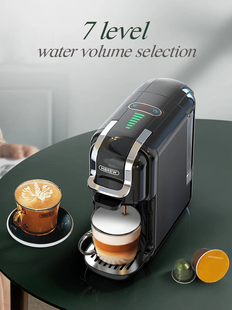 HiBREW 5 In 1 Espresso Capsule Coffee Maker H2B System