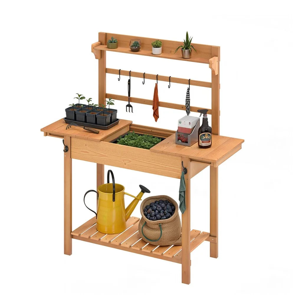 Solid Wood Work Potting Bench
