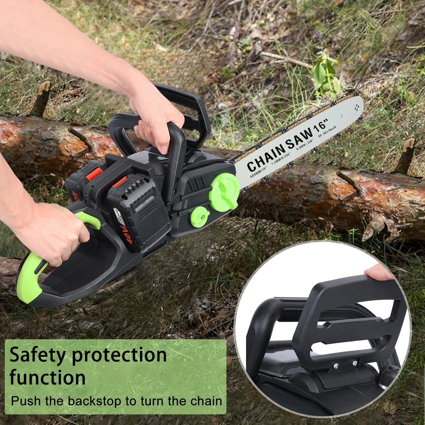 Electric 16 Inch Cordless Chainsaw