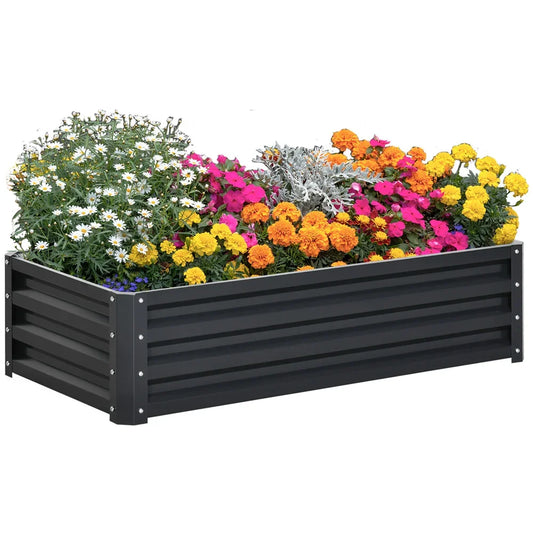 Galvanized Raised Garden Bed Metal Planter For Vegetables