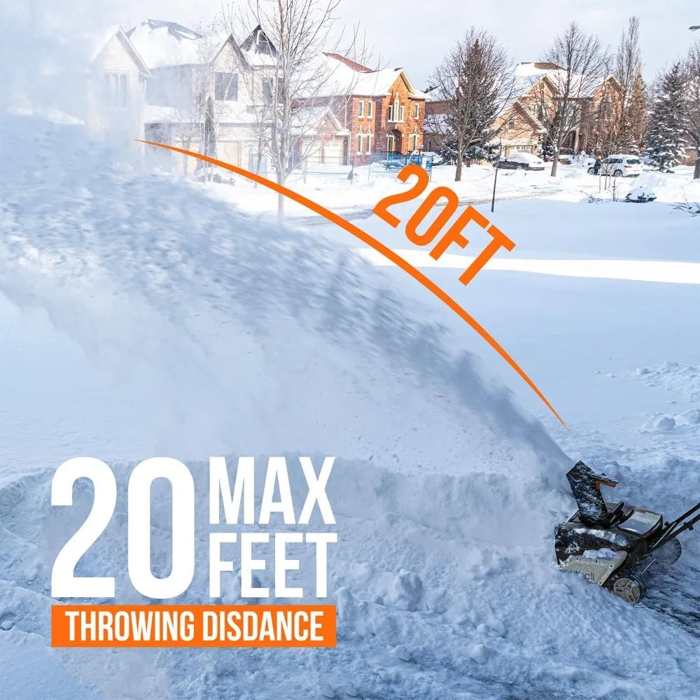 2X20V Cordless 20 Inch Snow Blower