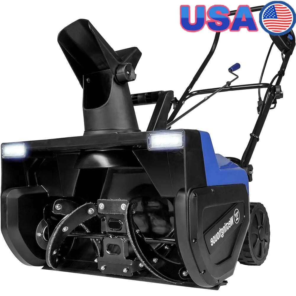 Corded Snow Blower with 22 Inch Steel Auger