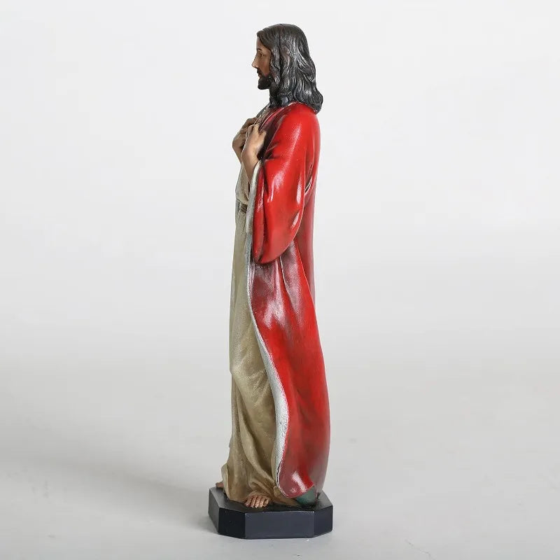 Sacred Heart of Jesus Statue, 10" H