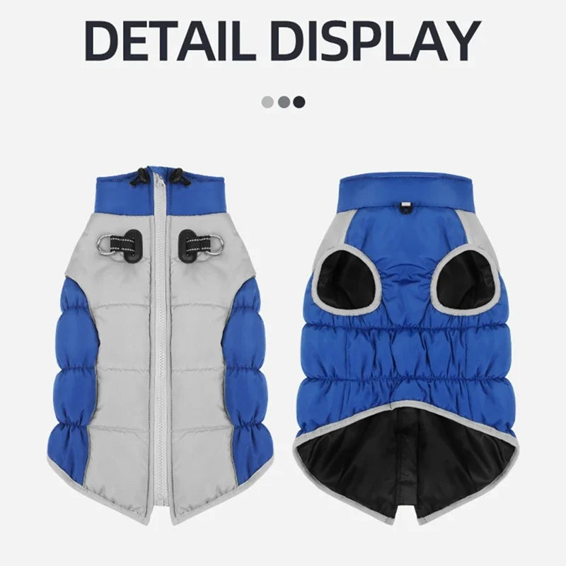 Winter Dog Coat With Reflective Strip