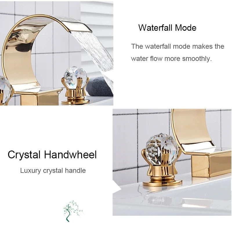 Wanmivezlo Waterfall Bathroom Basin Faucet