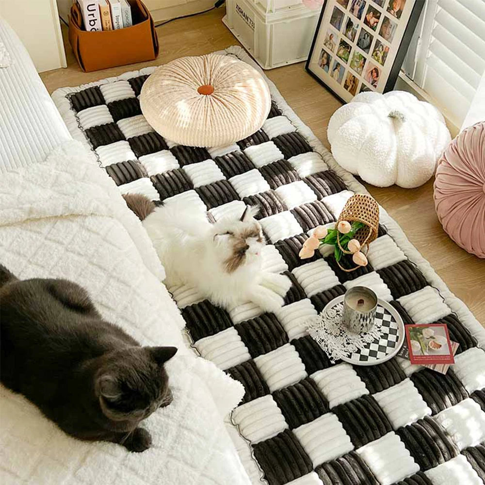 Pet Bed/Mat Warm Scratchable Blanket Anti-slip Washable