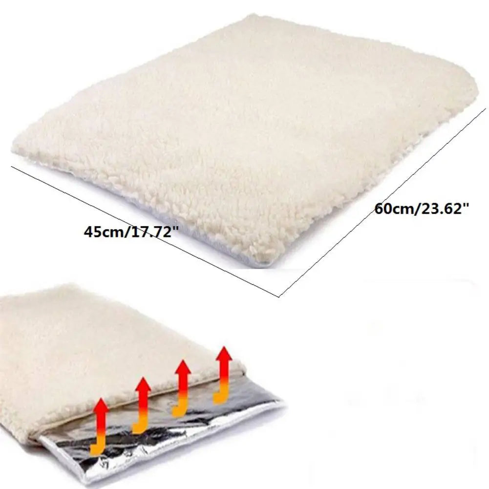 Dog Mat Pad Self-Heating Rug Thermal Washable Mat Bed