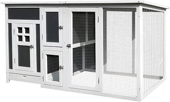 63" Outdoor Chicken Wooden Chicken Coop