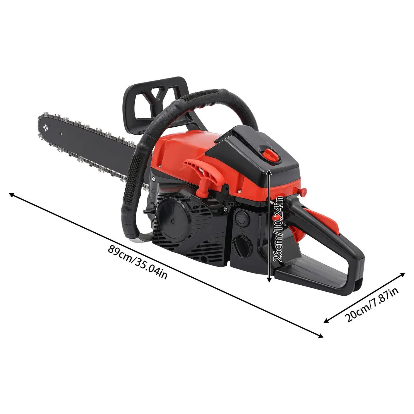 Gasoline-Powered Chainsaw with 18'' Bar - 58CC