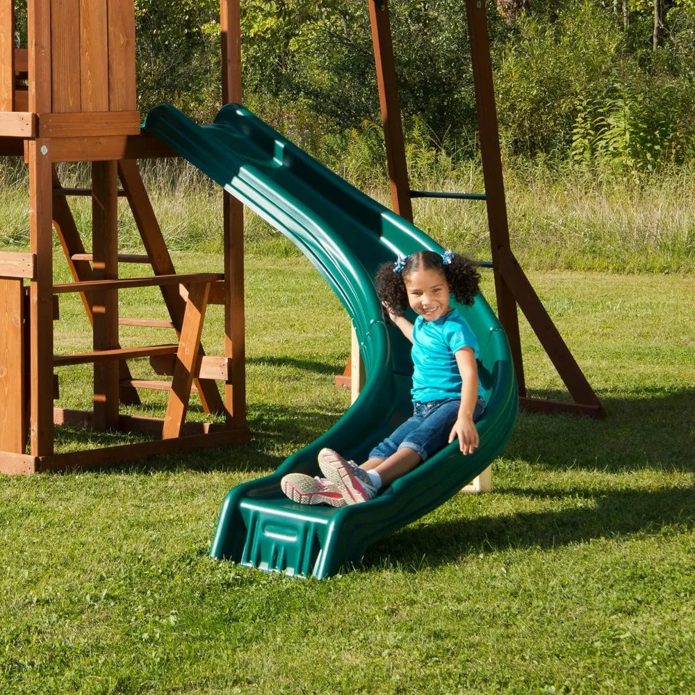 Wooden Playground Swing Set Play Set