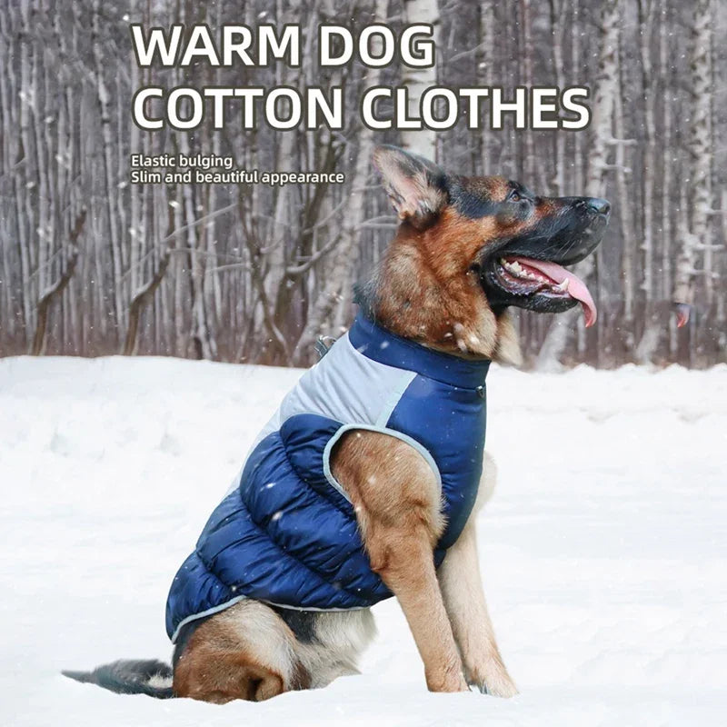 Winter Dog Coat With Reflective Strip