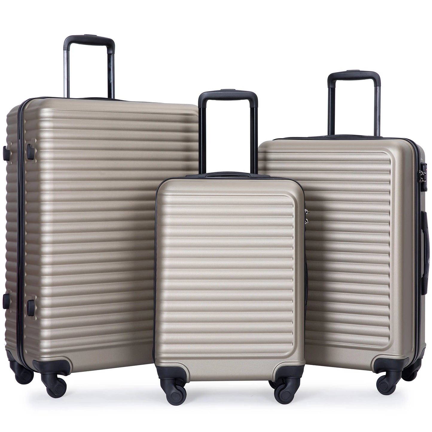 Travelhouse 3 Piece Hardside Luggage Set
