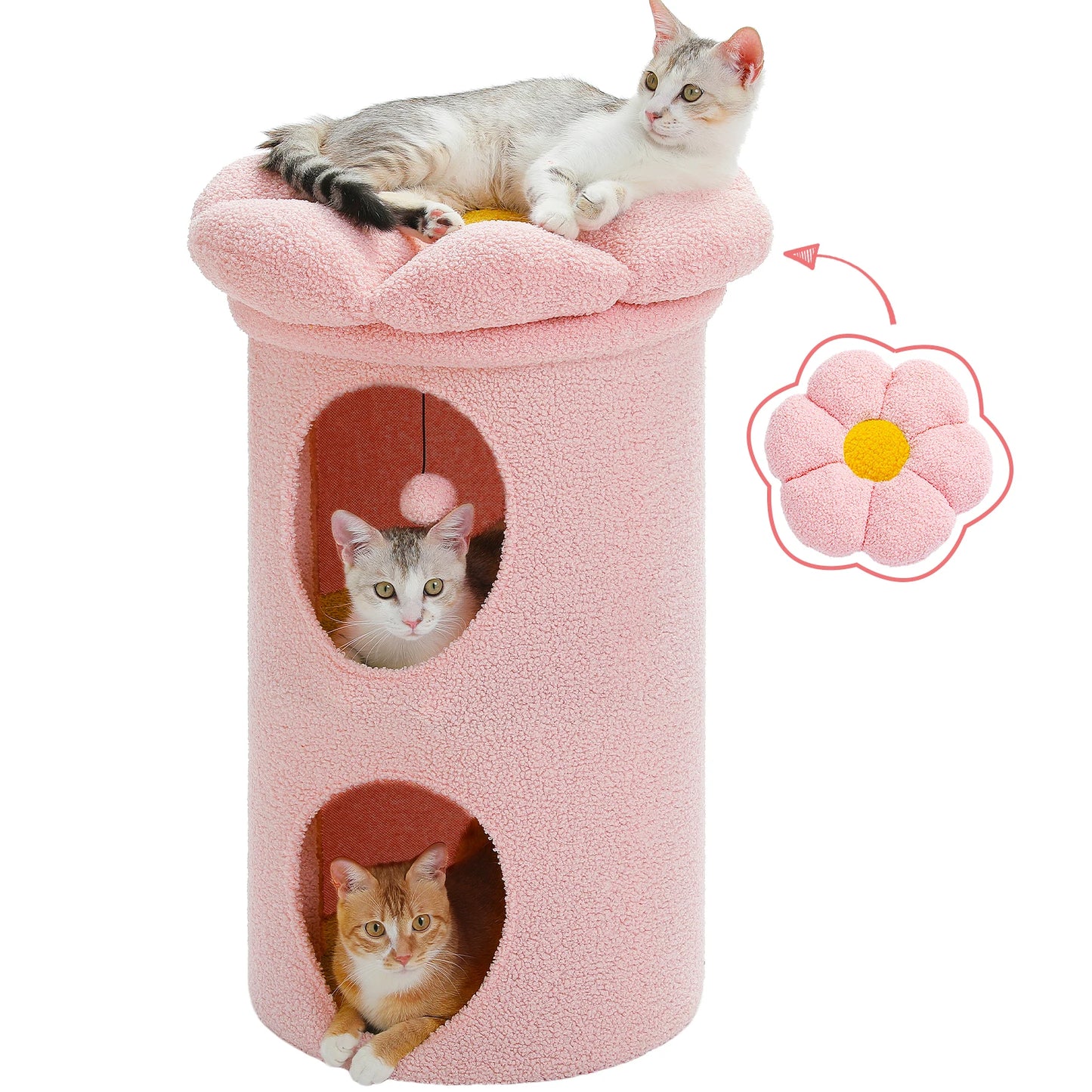 PAWZ Road Indoor Cat House With Removable Flower Bed