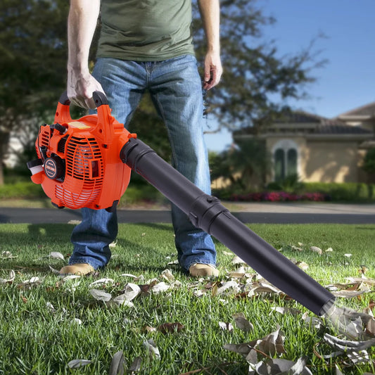 Handheld Leaf Blower 25.4CC 2-Stroke Gas Powered