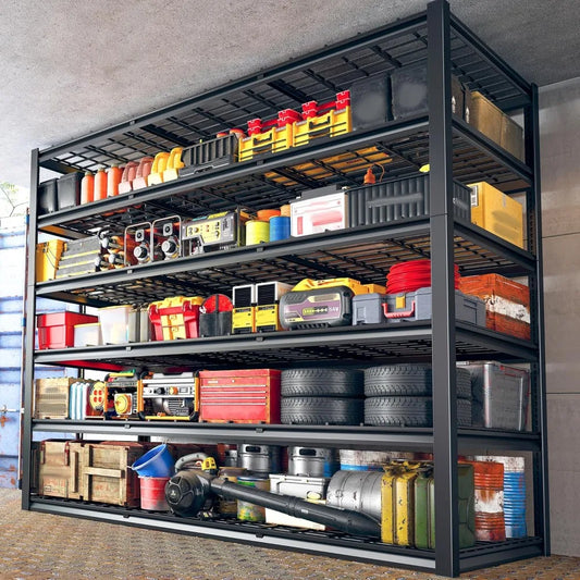 Garage Metal Storage Shelving, Adjustable Shelving Units, and Storage Rack