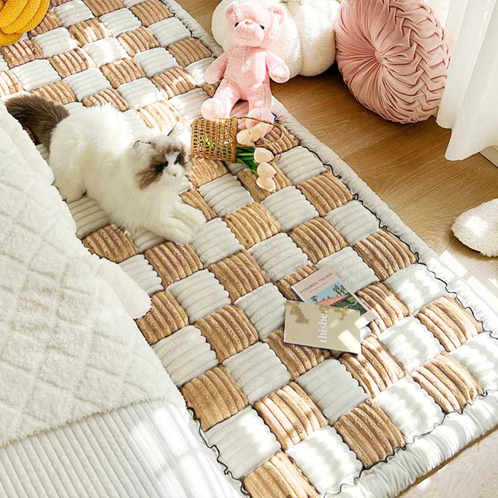 Pet Bed/Mat Warm Scratchable Blanket Anti-slip Washable