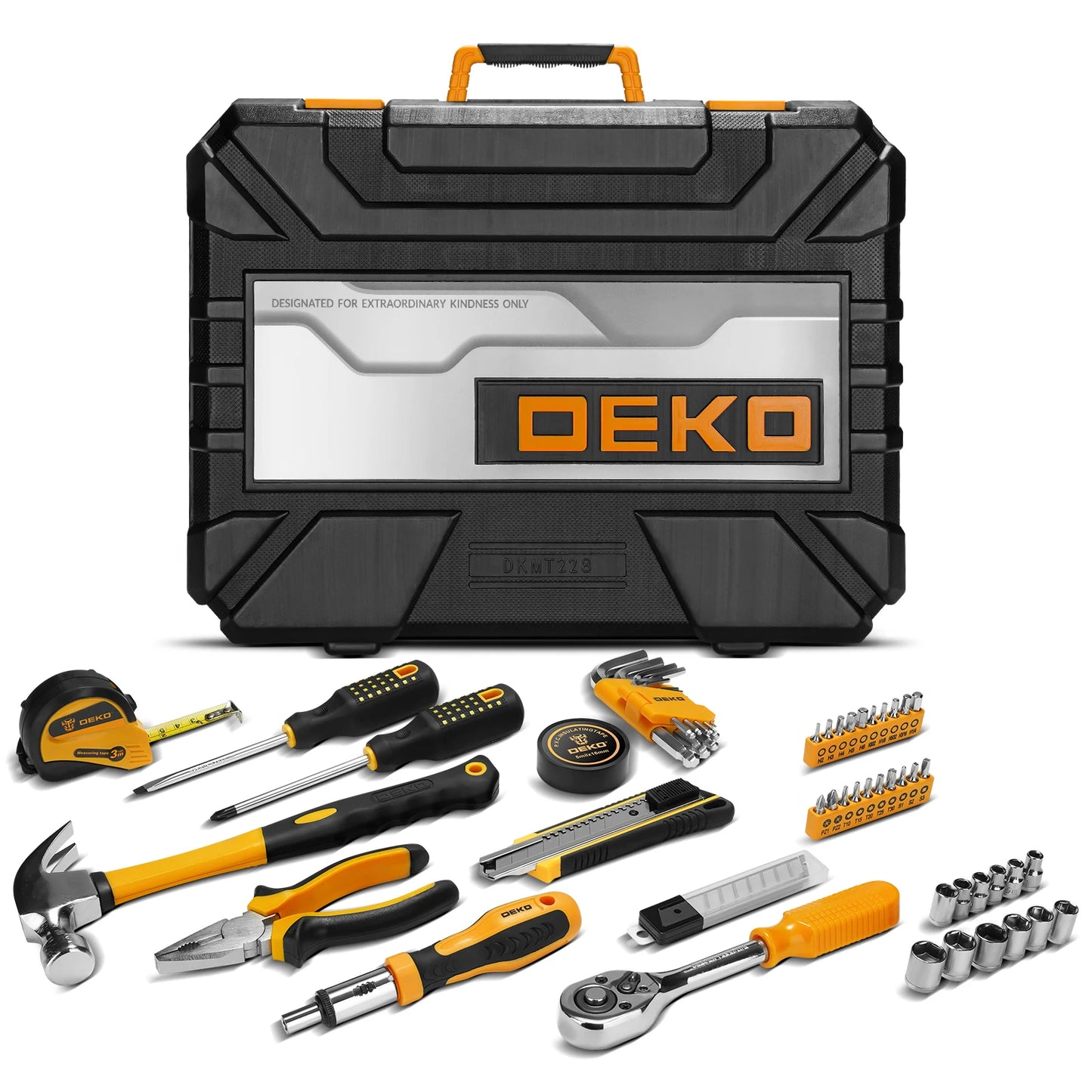 DEKO 228Pcs Socket Wrench Auto Repair