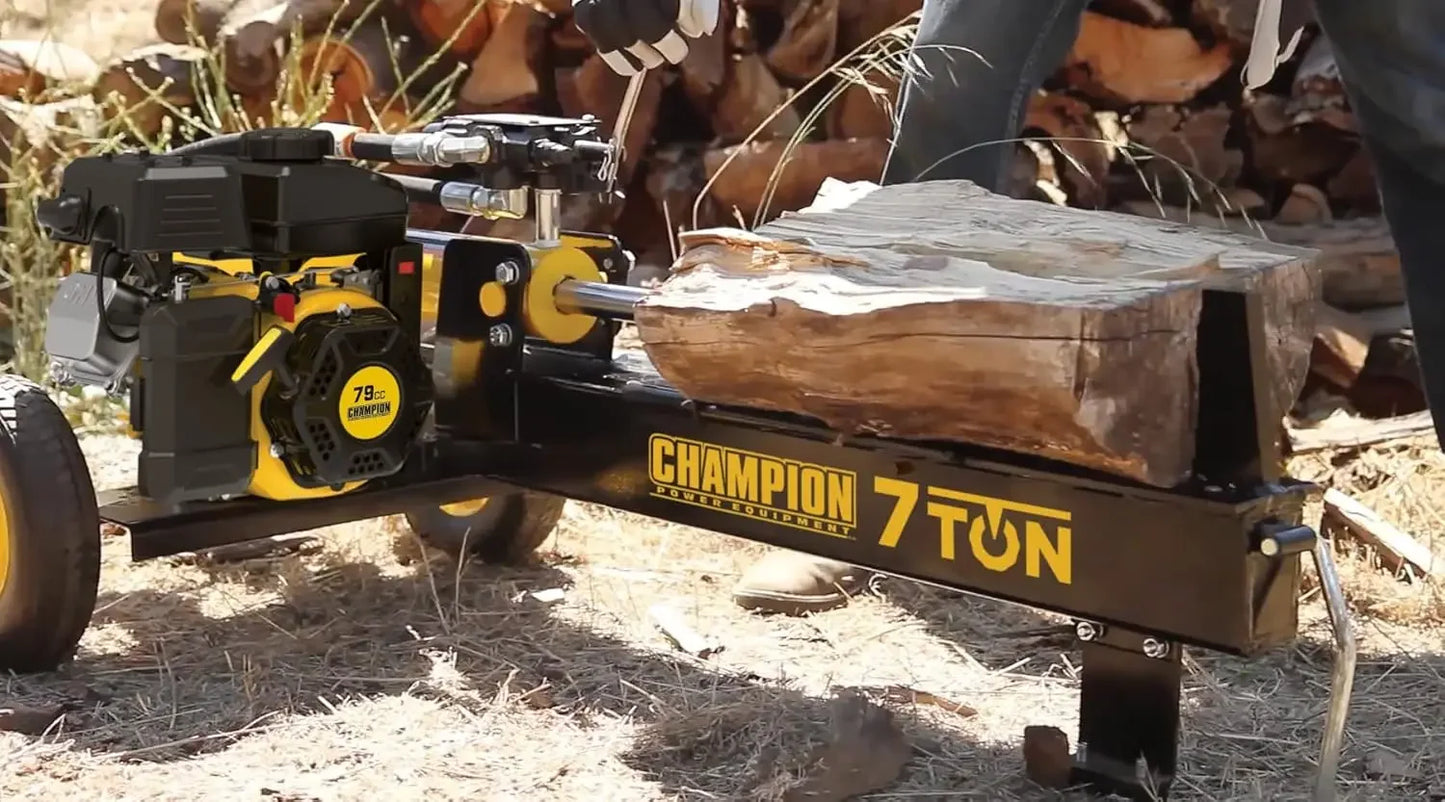 7-Ton Compact Horizontal Gas Log Splitter