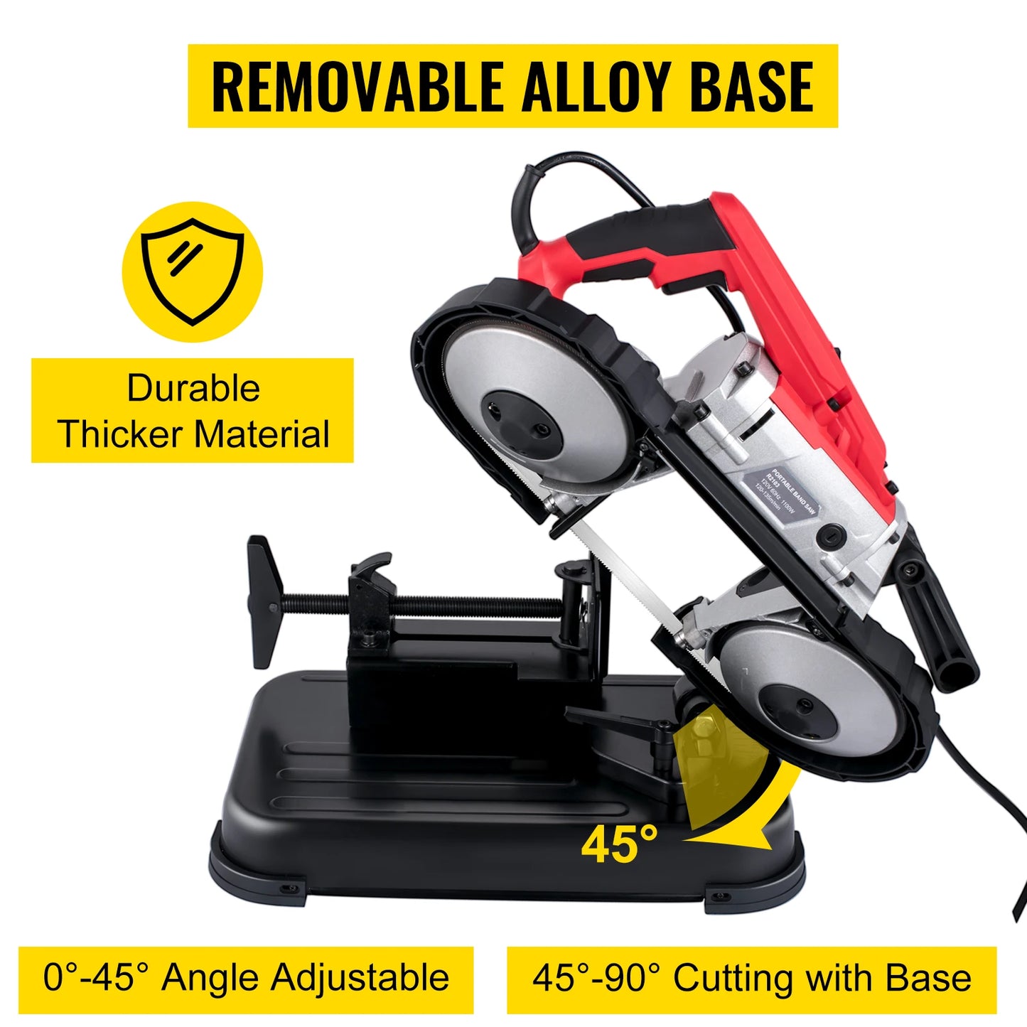 VEVOR Portable BandSaw 5Inch Cutting Capacity