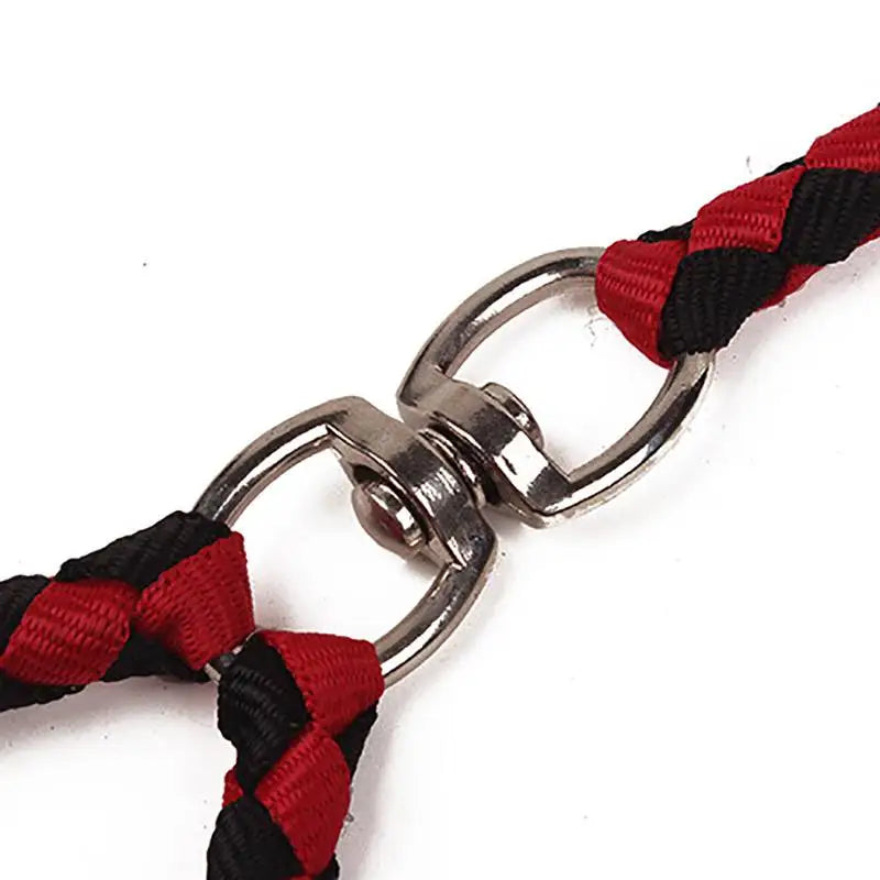 1.4m Pet Double Leash 2 Way Couplers Dog Leash