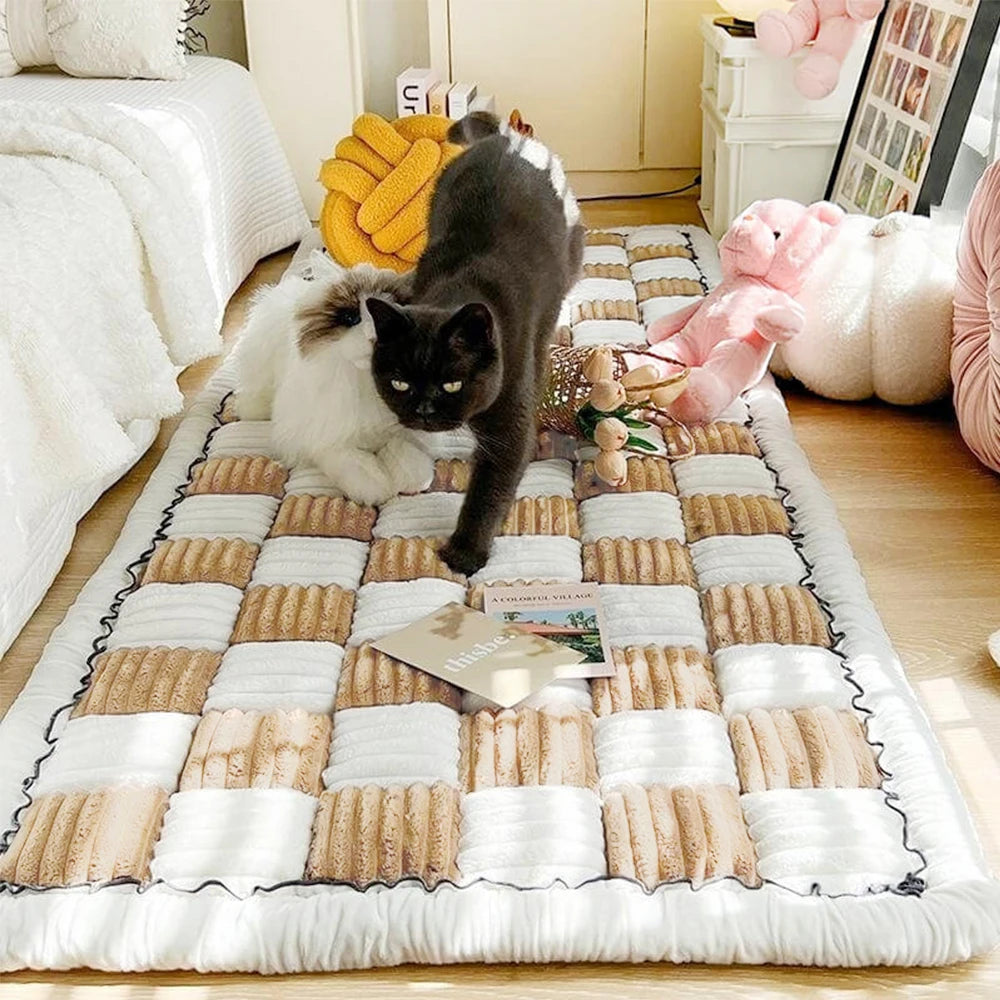 Pet Bed/Mat Warm Scratchable Blanket Anti-slip Washable