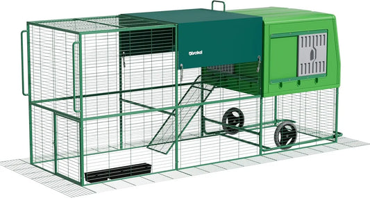 Large Tall Plastic Chicken Coop with Run