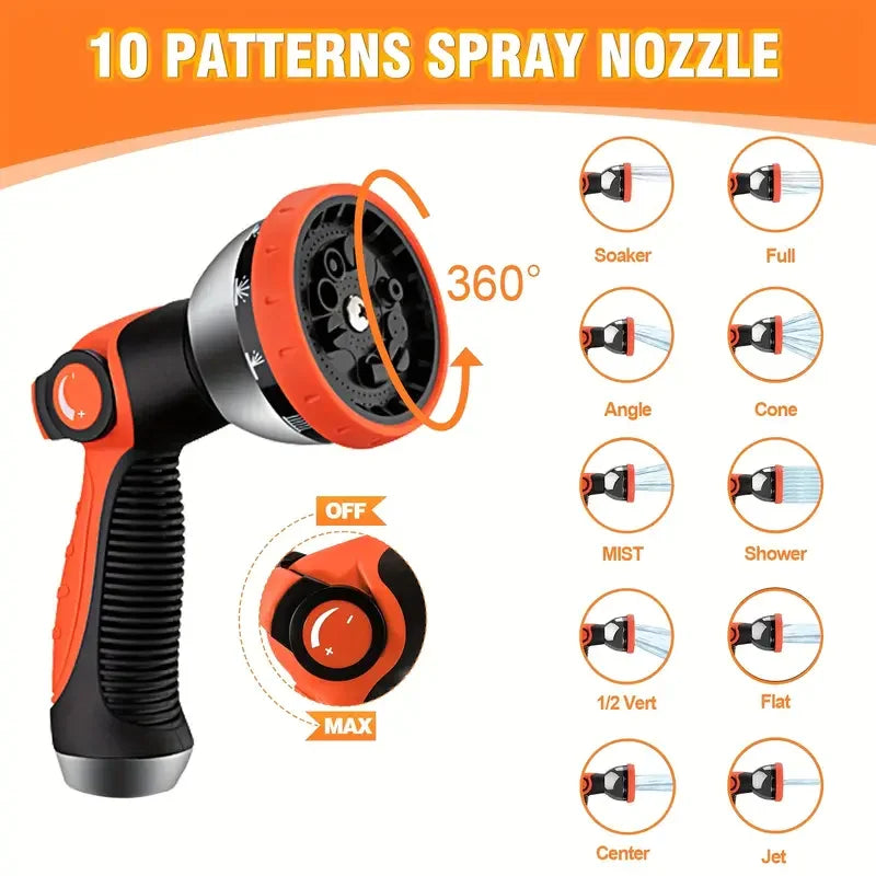 100FT 50FT Stainless Steel Garden Hose Kink-Free