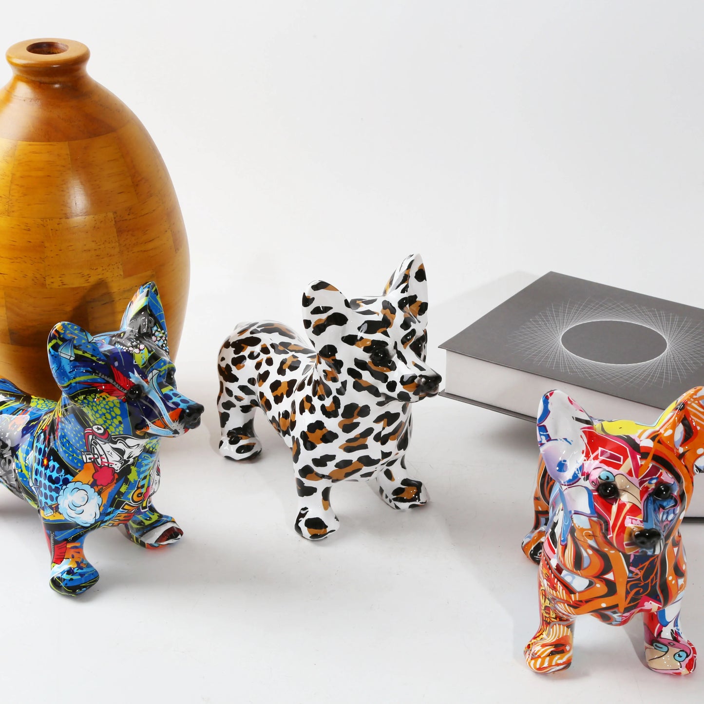 Nordic  Art Graffiti Corgi Dog