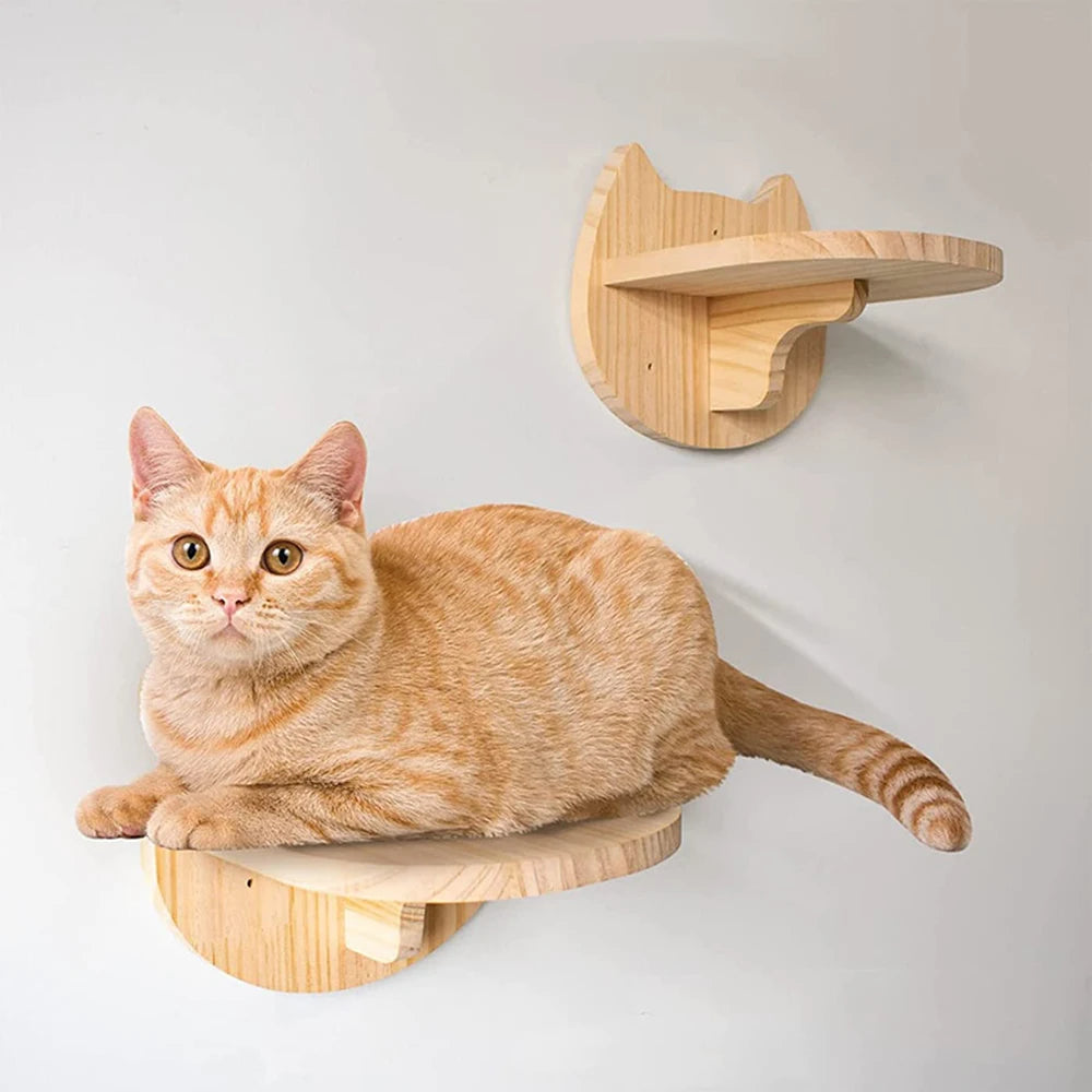 Cat Climbing Shelf Wall Mounted Four Step Stairway