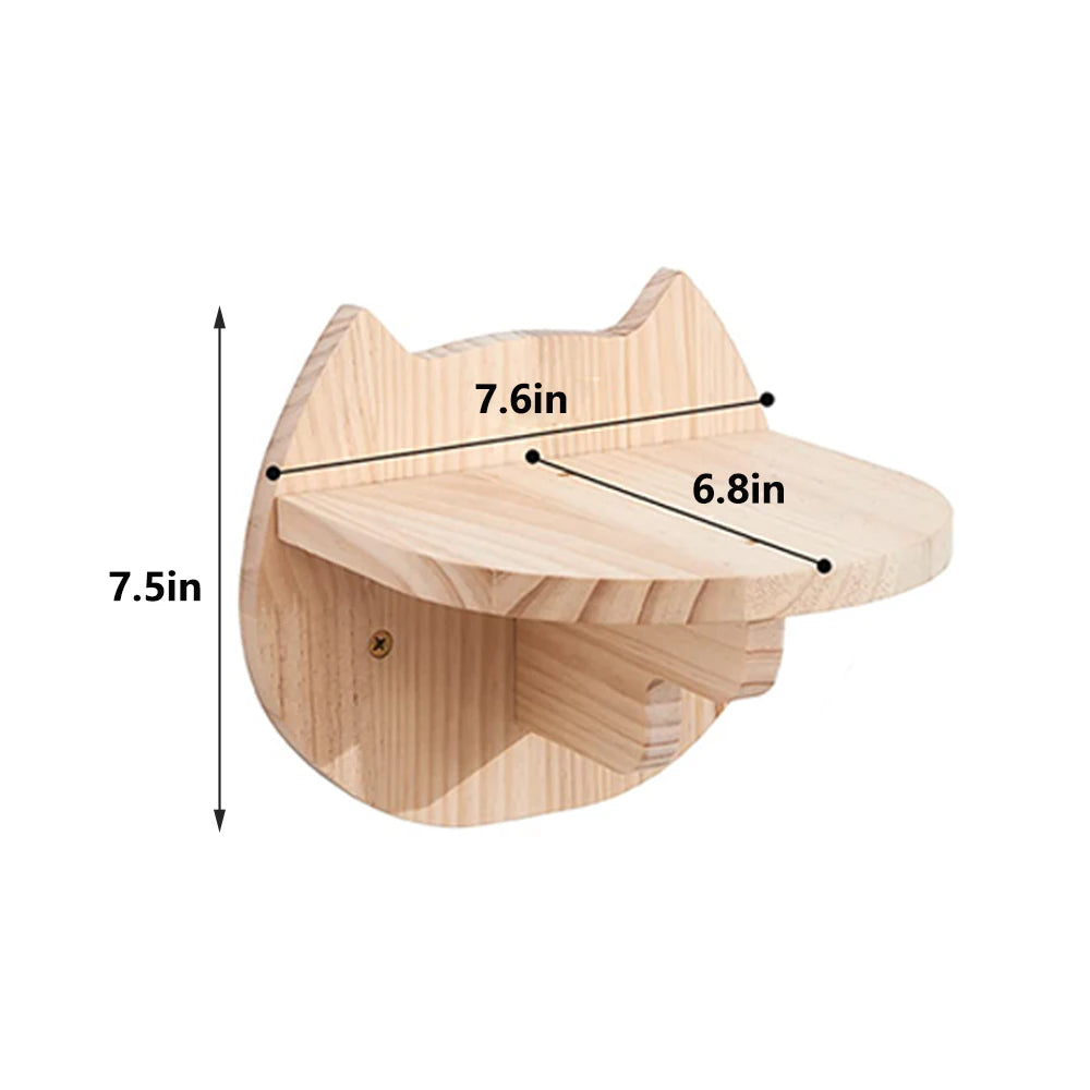 Cat Climbing Shelf Wall Mounted Four Step Stairway