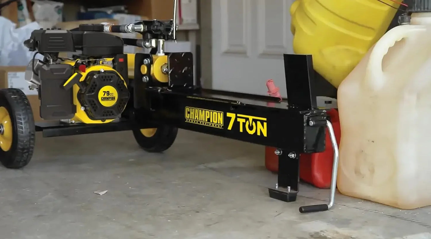 7-Ton Compact Horizontal Gas Log Splitter