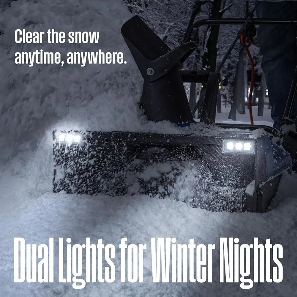 Corded Snow Blower with 22 Inch Steel Auger