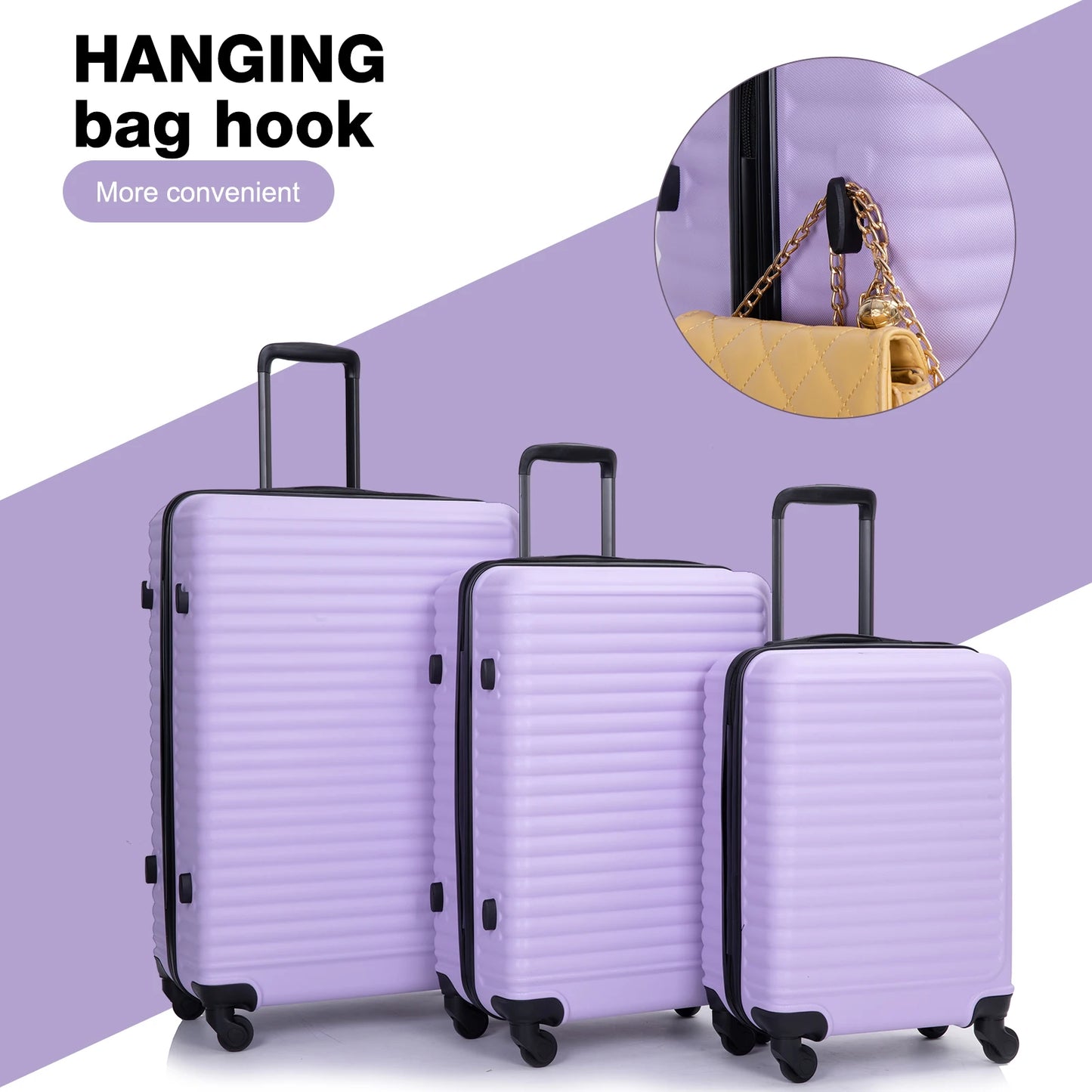 Travelhouse 3 Piece Hardside Luggage Set