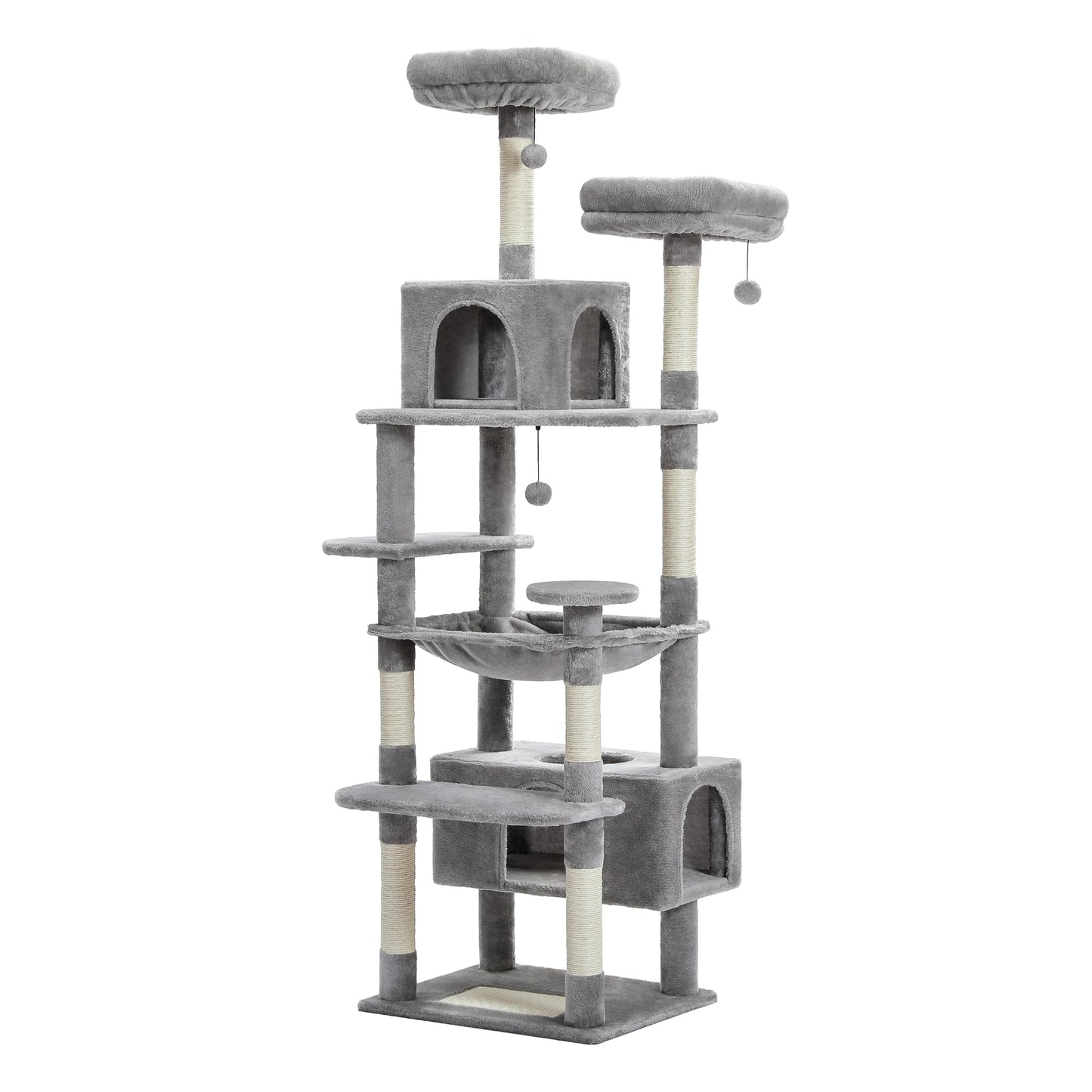 Large Tree Tower for Indoor Cats Multi-Level Plush
